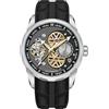 TAYSHILEY Pagani Design, orologio meccanico automatico da uomo, con quadrante scheletrato, cinturino in gomma fluoro, vetro zaffiro sintetico, orologio da polso automatico di lusso per uomo