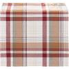 Threadmade Elrene Home Fashions Seneca - Centrotavola in cotone, motivo scozzese, per autunno e Ringraziamento, 33 x 228,6 cm