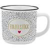 GRUSS & CO Tazza con motivo unico | New Bone China Porcellana, effetto smaltato, 35 cl, regalo, tazza con scritta | 47515