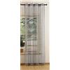 Gardinenbox Tenda a rete con occhielli, tinta unita, trasparente, 1 pezzo, 245 x 140 cm, grigio, 203522, poliestere, 245 x 140 cm