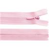 cyclingcolors 2x Cerniera invisibile N°3 20 cm - chiusura lampo in poliestere con cursore, estremità aperta, per cucito sartoria abbigliamento giacche cappotti - rosa chiaro