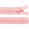 cyclingcolors 2x Cerniera invisibile N°3 30 cm - chiusura lampo in poliestere con cursore, estremità aperta, per cucito sartoria abbigliamento giacche cappotti - cipria