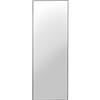 Kare Design specchio Bella, cornice color nero, rettangolare, montaggio verticale, corridoio, stanza da letto, bagno, stile moderno linee semplice, stile minimalista, 200x70x3cm (A/L/P)