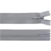 cyclingcolors 2x Cerniera invisibile N°3 60 cm - chiusura lampo in poliestere Dederon con cursore, estremità aperta, maglia scorrevole per cucito sartoria abbigliamento giacche cappotti - grigio opaco