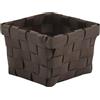 MSV Cestino portaoggetti 10x10x7,5 cm Cioccolato