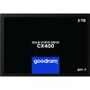 Goodram CX400 SSDPR-CX400-02T-G2 2 TB 2.5" Serial ATA III 3D NAND [SSDPR-CX400-02T-G2]
