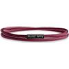 Motti Way Braccialetti Uomo E Donne Magnetico Nautici Corda, Rosso Unisex Marinaio Impermeabile Bracciale, Taglia M/L
