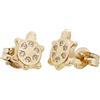 I-Be Tartarughe, orecchini, oro 14 K (585), 5 X 6 mm, 35585160901p