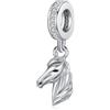 Odinstone Cavallo Charm 925 Argento Sterling Pandora Cavallo Charm Bead Abbinamento Bracciale Ciondolo Cavallo Gioielli per donne Signore Cavallo Regali Ragazza