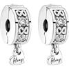 MGIUL Charm Cartone Animato Animale Ruoli Cinematografici 3 in 1 Clips 2 in 1 Pendant Argento 925 Ciondoli Perline Compleanni Anniversari Gioielli Regalo per le Donne