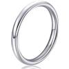 Roluck Anello per Pene in Metallo per Uomo Cock Ring per Una Maggiore Potenza, Gioielli Intimi per Glande Anelli Pene per Eiaculazione Ritardata, Sesso Toys Sessuali per Uomini (L: 5 cm)