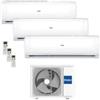 Haier Climatizzatore haier trendy pompa di calore h3u21taaout trialsplit e unitÀ esterna 9000 + 9000 + 12000 btu
