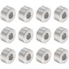 QUARKZMAN 12pz Distanziatore Alluminio 8.5mm Foro x 20mm OD x 10mm Lunghezza Boccola per Vite Finitura Semplice Distanziatore Metallo Rotondo per Viti Bulloni e Barre M8