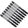 QUARKZMAN 8Pz Maschio A Spirale M6 x 1 H2 Maschio Filettatura Metrica A Macchina, Bit Per Filettatura Rivestito In Nitruro, Utensile Per Riparazione Filettatura, Acciaio Rapido M2 (HSS6543)