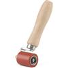 NIERBO Rullo di pressione a mano in silicone, strumento di saldatura resistente ad alta temperatura, in silicone, rullo di pressione a mano, colore: rosso