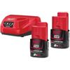 Milwaukee Starter set 12 Volt 4933459209 M12NRG-202 2 x 12 V/2,0 Ah Li-Ion, 1 pezzo