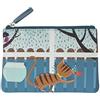 Mala Leather Portamonete in Pelle Applicata e Stampata 4115_11 Gatto nella Finestra