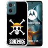 Cokitec Cover rinforzata per Motorola G05 / E15 Manga One Piece con teschio