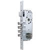 Tesa R100B666C Serratura di Sicurezza Monopunto per Porta d'Ingresso, Acciaio Cromato, Entrata 60 mm, Cilindro T60 30 x 30 mm, Rosetta E300L, 4 Catenacci e Fissaggi Inclusi