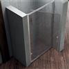 OGOMONDO Misure 86-90xh195 cm Stampato, CONFEZIONE 1 *** Porta doccia tilt battente basculante stampato profilo cromo cristallo 6 mm
