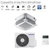 Samsung Condizionatore a Cassetta 4 Vie Samsung Mini Windfree 18000 Btu AC052RNNDKG R-32 Wi-Fi Optional con Pannello