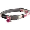 Rogz Catz GlowCat Collare, Farfalla Rosa, 3/8 Small