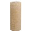 Chic Antique - Candela cilindrica rustica Macon, 100% paraffina, lunga durata, diversi colori e dimensioni (miele, 25 x 10 cm)