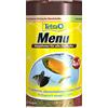 Tetra Min Menu - Confezione da 4 flaconi di schiuma per pesci decorativi, 4 scomparti separati, ideali per pesci d'acqua, qualsiasi tipo di acqua, 100 ml