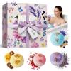 Probuk Bombe da Bagno Set, 4 Pezzi Bombe da Bagno Rilassanti Donna Naturali, Profumate Bath Bomb Gift Set per Natale, San Valentino, Festa della Mamma