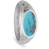 ALFIERI & ST. JOHN 925 Anello uomo in argento con pietra