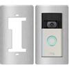 iSecur Placca campanello Ring acciaio inox - az167 | Piastra compatibile con videocitofoni batteria 2a generazione e 4