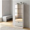 MIlani Home JEFF - scarpiera moderna 5 ante con specchio