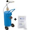 FERVI Sabbiatrice Portatile Pneumatica + sacco 25 Kg Bicarbonato di Sodio Fervi
