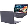 mCover Custodia SOLO Compatibile per Notebook Lenovo V15 G4 / G5 / G6 Serie 15,6 Windows (con Cerniera a 180°, NON Adatta ad Altri Modelli Lenovo) - Nero