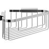 Villeroy & Boch Elements - Mensola angolare per doccia Tender, mensola angolare per montaggio a parete, mensola angolare per doccia in zinco, accessori doccia, 260 x 206 x 82 mm, cromato