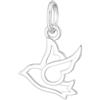 SUGARKITTEN LONDON Ciondolo in argento Sterling con colomba della pace e colomba, taglia unica, in argento Sterling, talla única, Argento sterling