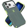 Speck CANDYSHELL Grip +MS - Custodia per iPhone 17 Pro, NEO DRAB/Verde fluorescente | Impugnatura protettiva sottile | Protezione contro le cadute | Compatibile con MagSafe