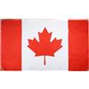 AZ FLAG Bandiera Canada 150x90 cm Canadese Poliestere Leggero 4 Occhielli | Uso interno bandiera decorativa doppie cuciture e bordi rinforzati con occhielli metallici