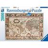 RAVENSBURGER 16633 PUZZLE DA 2000 PZ. MAPPAMONDO DEL 1650