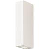 Redo Group Italia Srl Applique da esterno rettangolare Ace bianca opaca a Led integrato da 5,8W IP54 4000K EDO90420/20