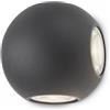 Redo Group Italia Srl Applique da esterno Milestone a Led integrato antracite 6,5W IP54 3000K EDO9169/20