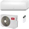 TCL Condizionatore TCL Elite F2 trial split 9000+12000+12000 BTU inverter A++ wifi unità esterna 7.9 kW MT2730/SN09F2S0_1/SN12F2S0_2