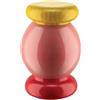 Alessi ES18 2 Macinasale, pepe e spezie in legno di faggio Rosa-Rosso-Giallo