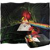 Trevco Rosa Floyd Dark Side Of The Moon Coperta super morbida al tatto setoso - 152 x 127 cm