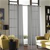 Curtainworks Soho Voile Sheer Grommet Panel, Silver, by 120 Inches