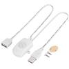 Ticfox Sensore di movimento USB, sensore PIR DC 5 V, portata di rilevamento 120°, adatto per apriporta automatico, bianco