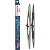 Bosch Twin 533 Tergicristalli Anteriori, Set di 2 Tergicristalli di Ricambio, con Adattatore Quick-Clip Preassemblato, 530 mm/ 475 mm
