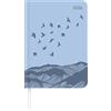 Alpha Edition - Lady Journal Deluxe Sky 2026 - Agenda tascabile A6 (11 × 15 cm) - Weekly - 128 pagine - Elegante agenda con copertina Tucson con motivo in rilievo e funzioni aggiuntive