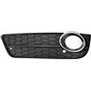 A ABSOPRO Copertura Fendinebbia Frontale Inferiore Per Audi A5 08-12 1 Pz | ABS, Nero, Argento Tono, 49.2x14.5cm, Anteriore Sinistro, OE 8T0807681, Protezione Fendinebbia