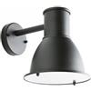 Redo Group Italia Srl Applique da estrerno Work piccola a cupola nero opaco 1XE27 IP44 EDO9525/20